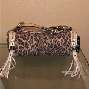 B. Makowsky Leopard Print Purse